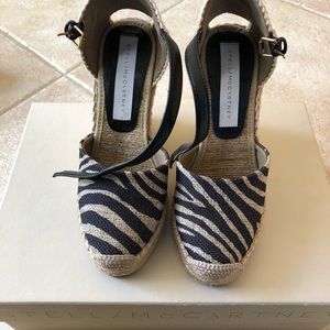 STELLA McCARTNEY espadrille wedge sandals